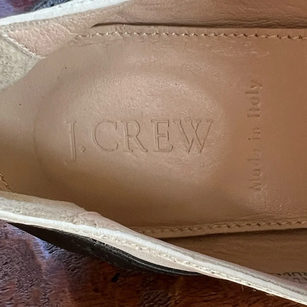 Retro Vintage J.Crew Spectator Oxford Ballet Flats Made in Italy Preppy Hipster - Picture 9 of 9